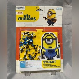 Perler Minions Stuart Fused Bead Kit - Yellow and Blue